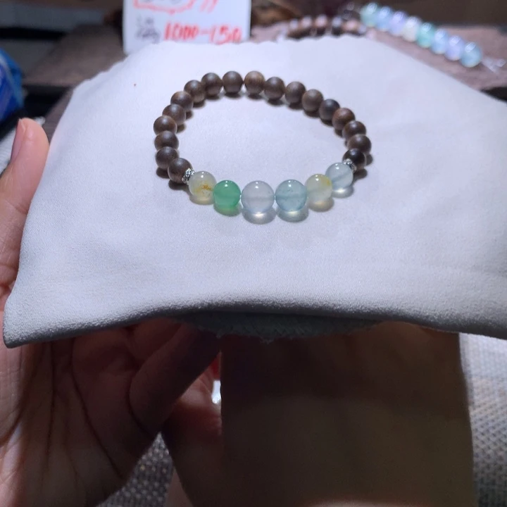 翡翠散珠种水半串卡7～8.3