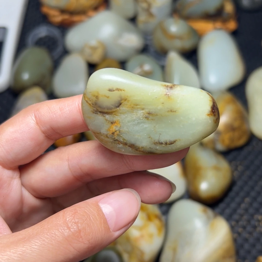 和田玉未镶嵌挂件27