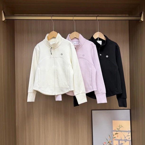 春季半高领拉链开衫儿童运动休闲外套中大童