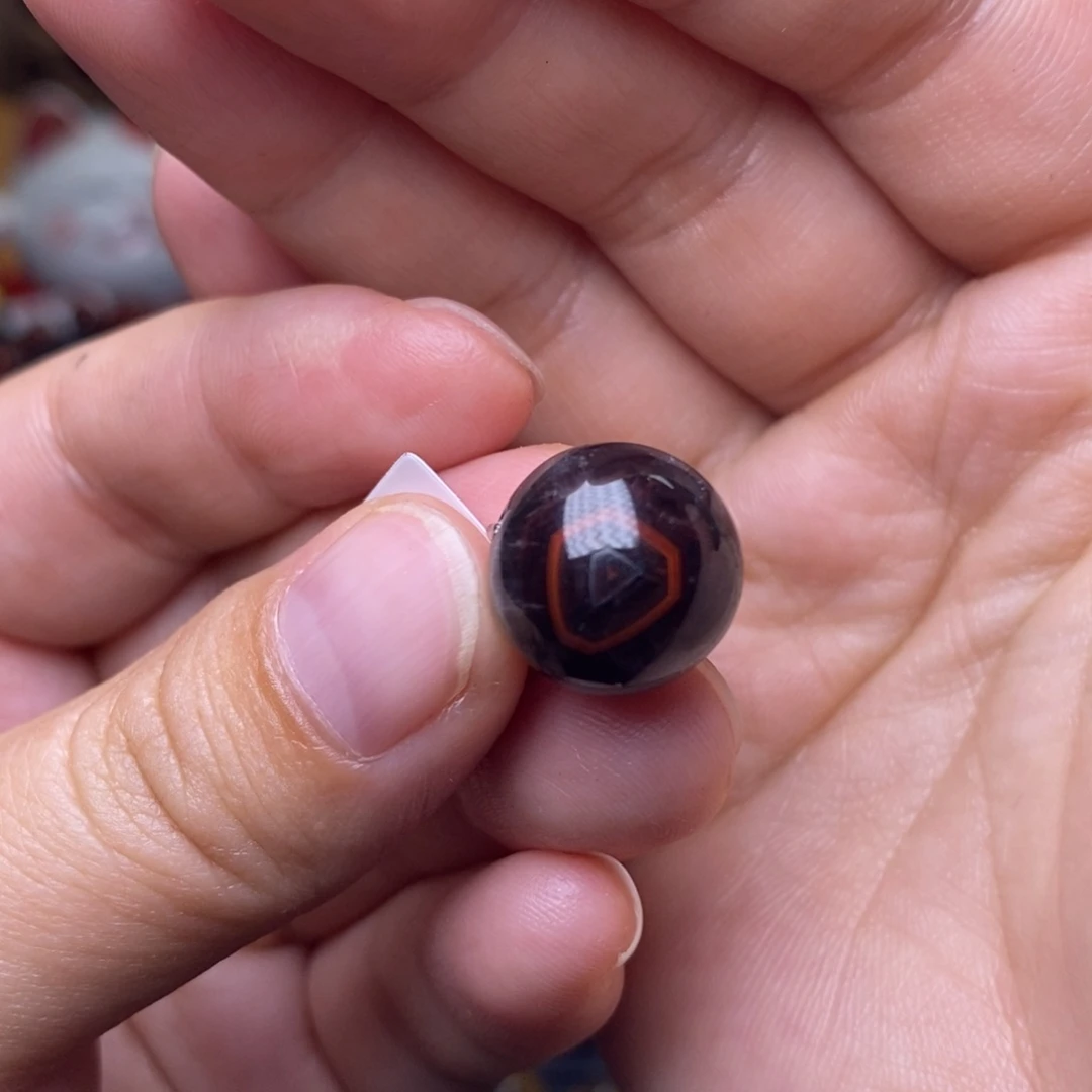 水晶A022极光八卦眼单珠13m未镶嵌水*薇