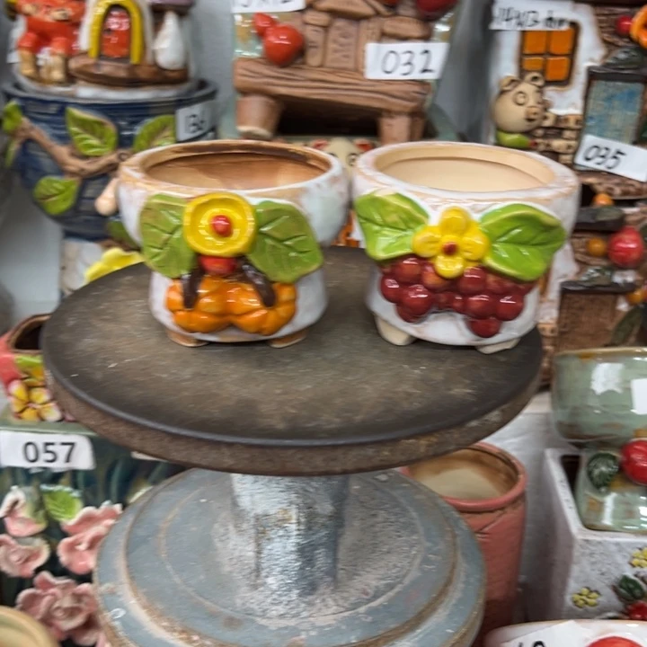 紫砂花盆粗陶材质多肉花盆