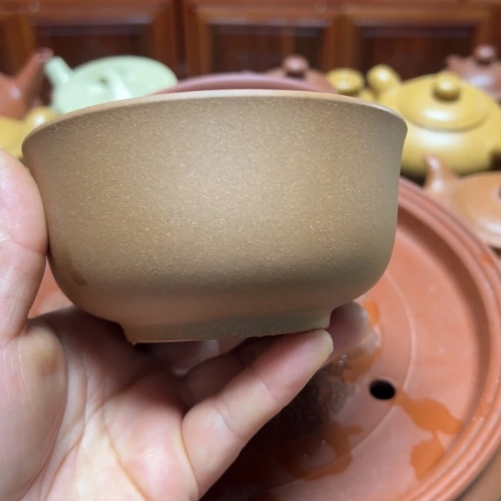 茶杯紫砂宜兴原矿段泥
