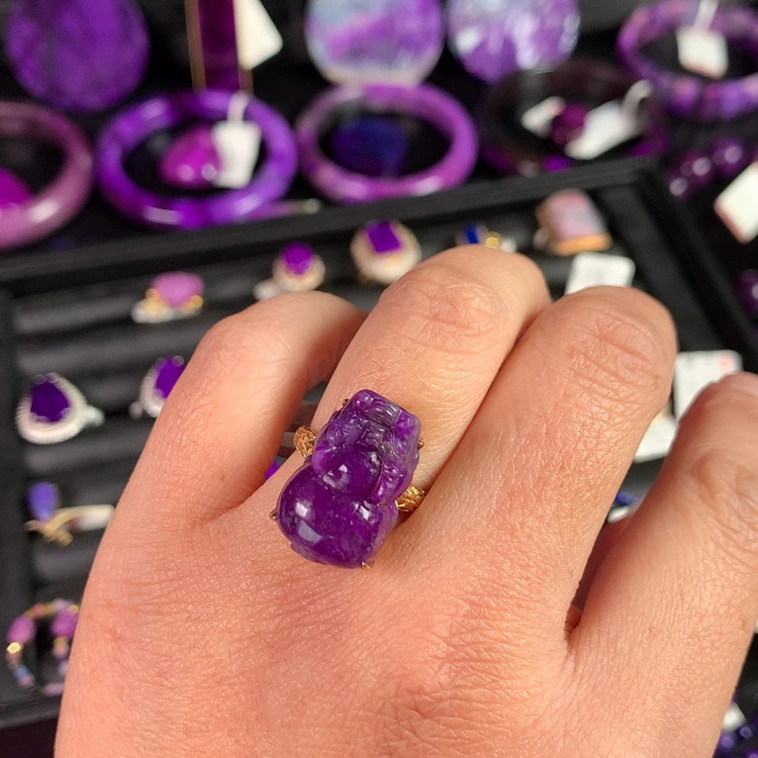 苏纪石（舒俱来）未镶嵌戒指