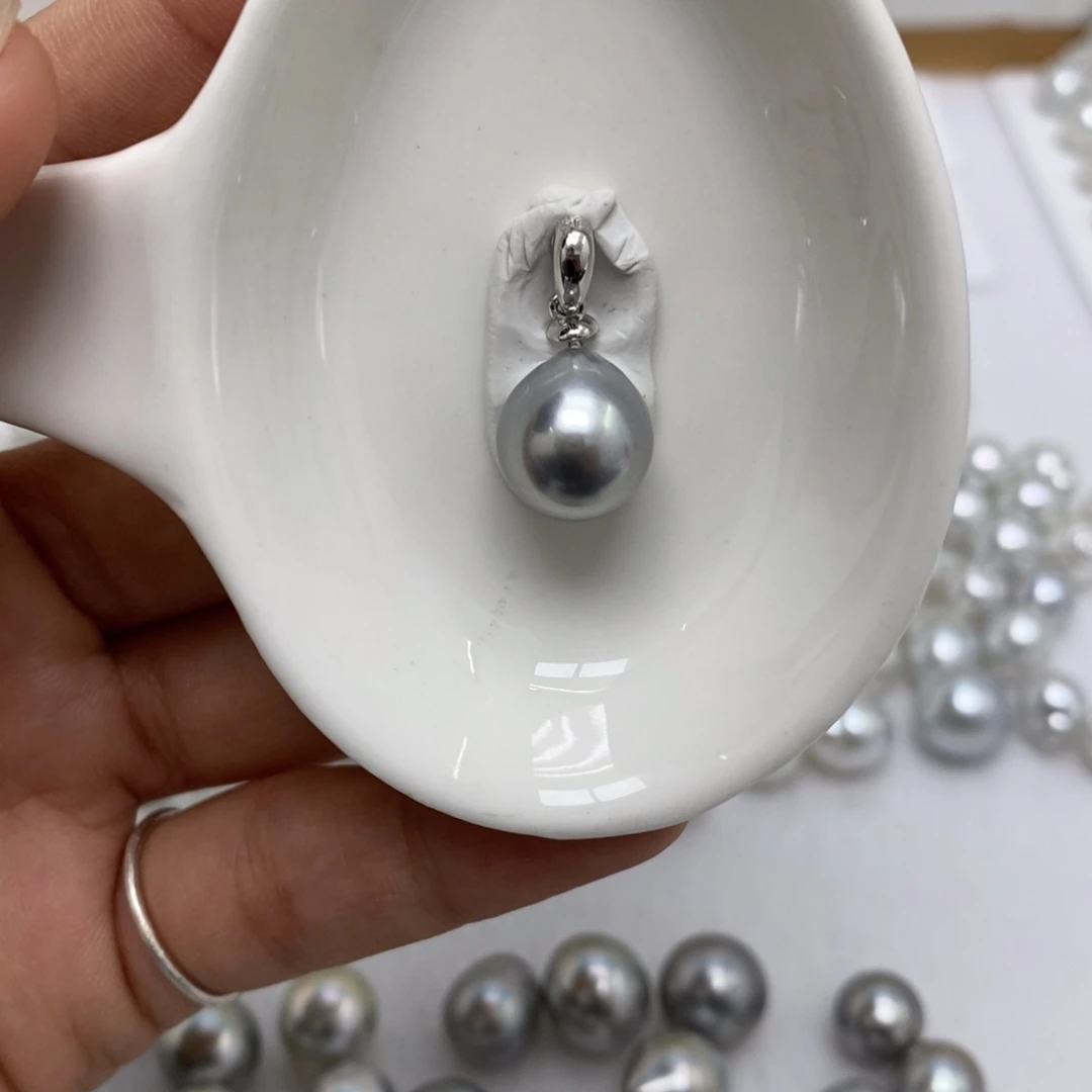 裸珠海水珍珠10:9