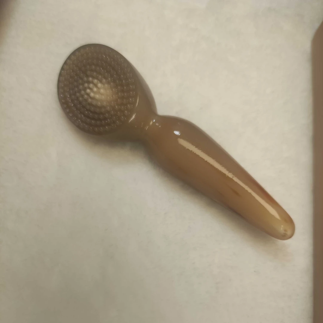 天然牛角脸部按摩莲蓬棒