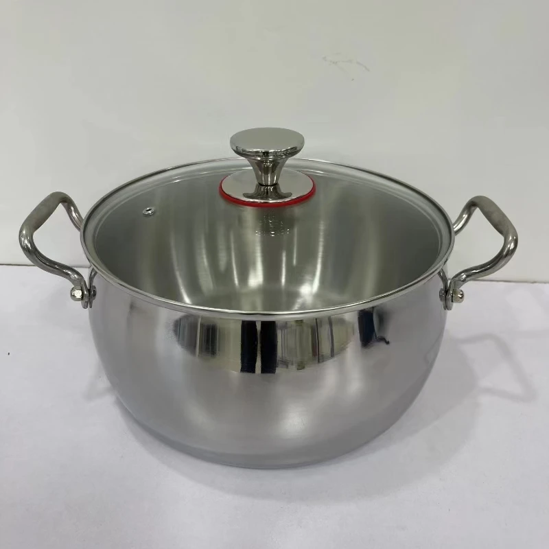 24cm不锈钢汤锅煲汤锅蒸锅上蒸下煮炉灶通用-10