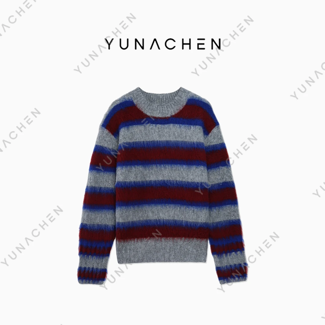 菠萝宝宝yuna【墨瑟】ZL15条纹套头针织衫218-XR81237