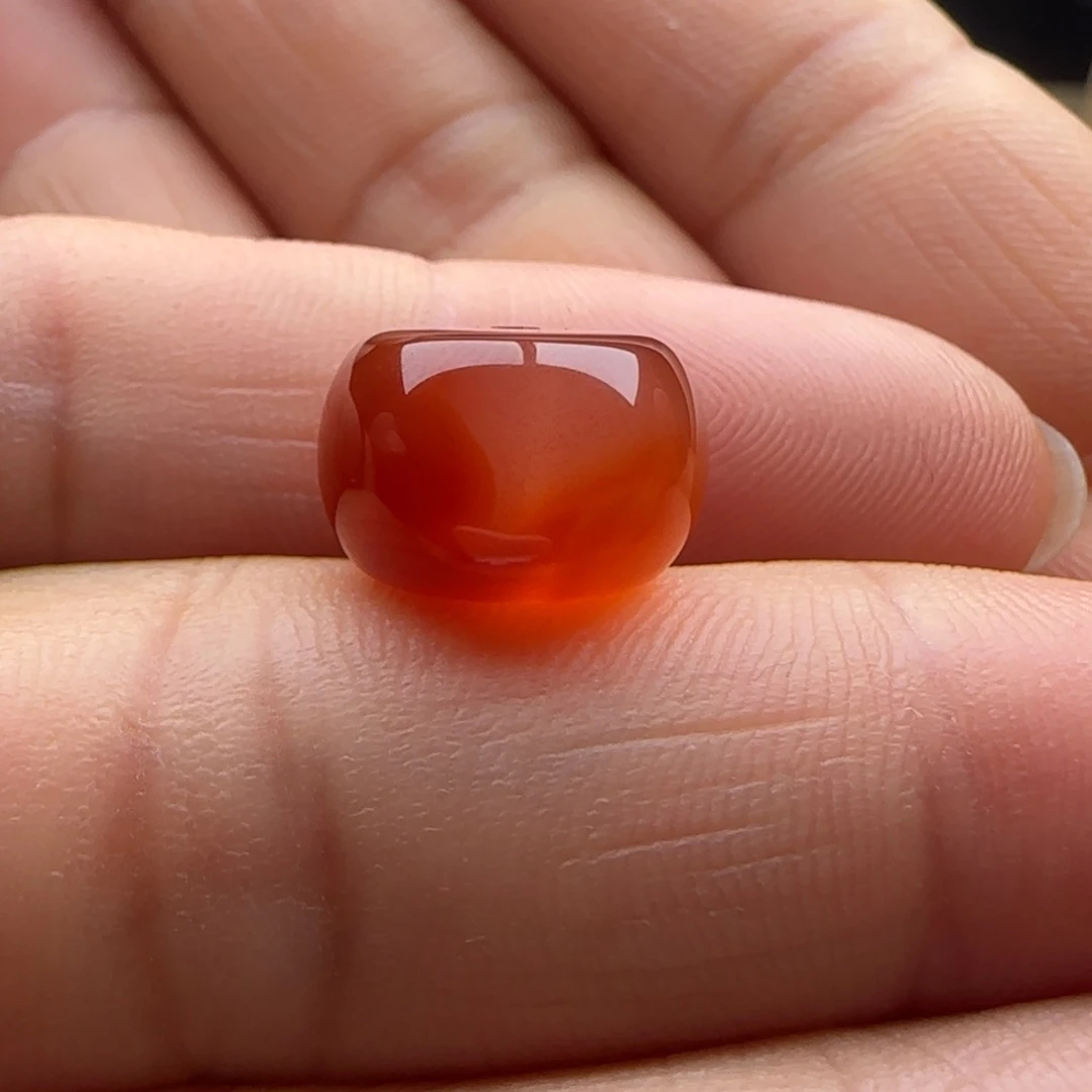 南红玛瑙墩子13-8.5未镶嵌