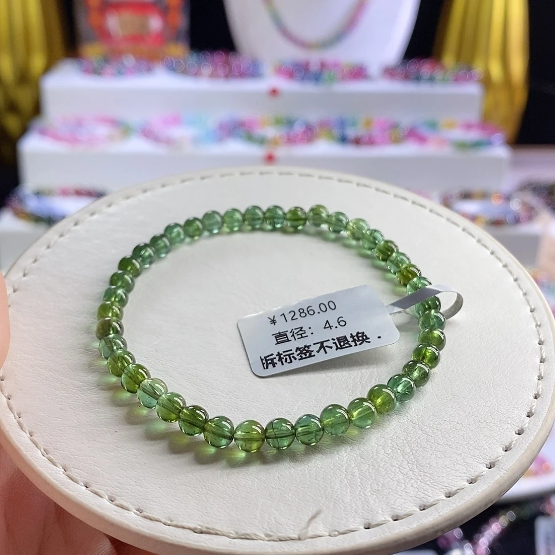 未镶嵌手链碧玺纯色