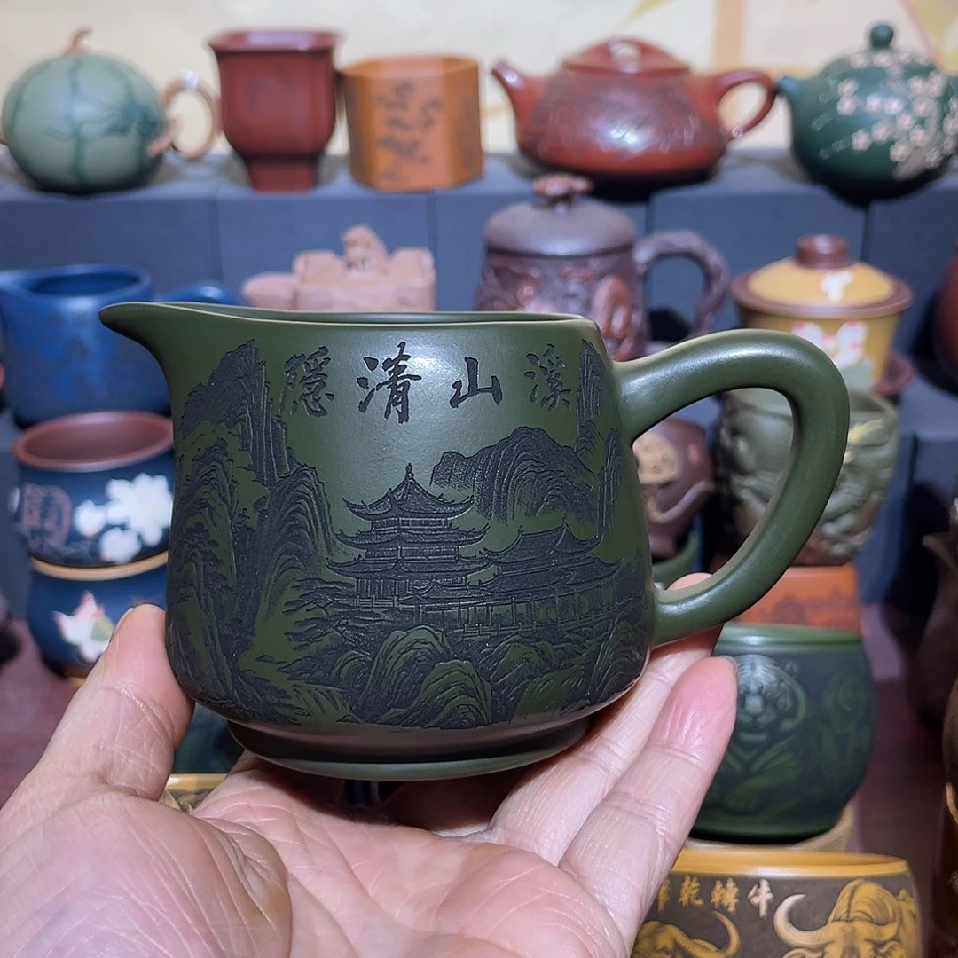 原矿紫砂手工主人杯