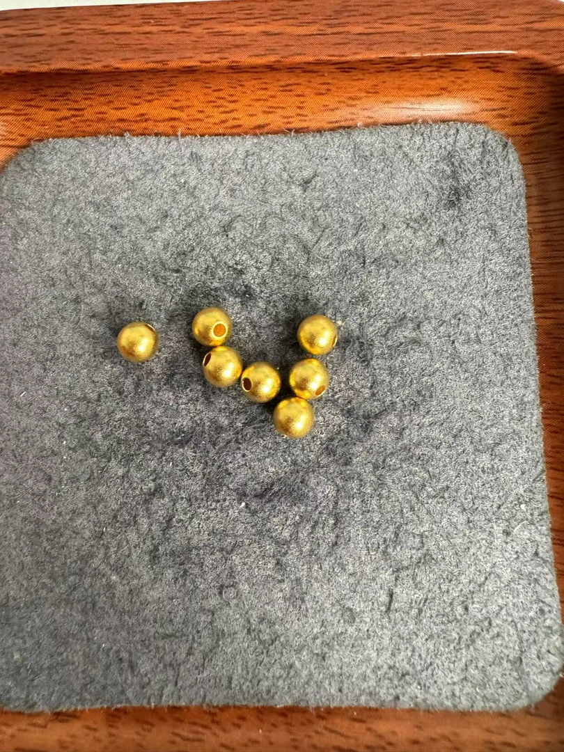 足金999 卡5古法金珠