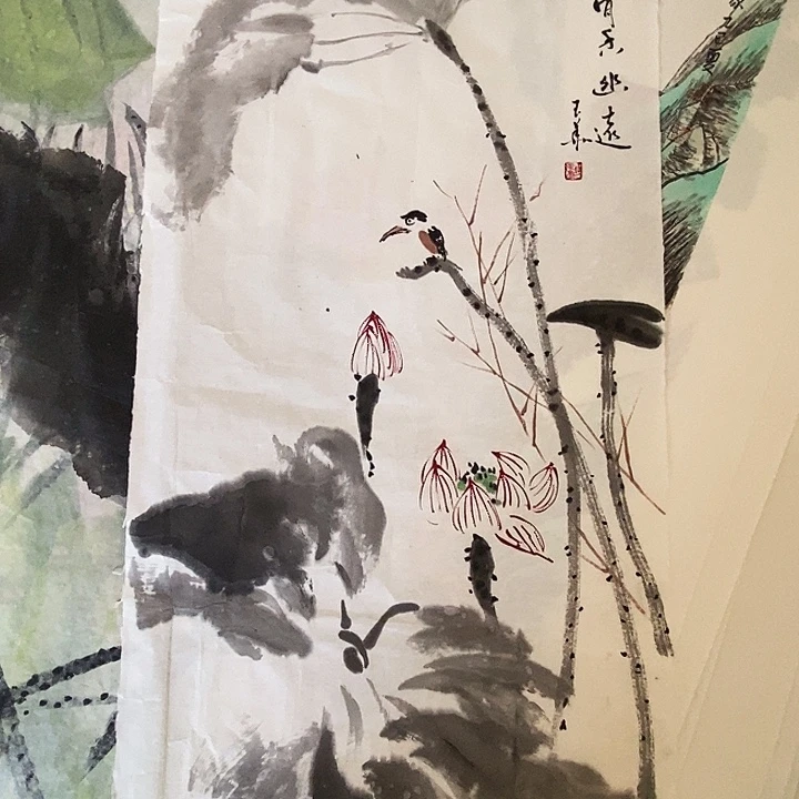 国画四尺四开手绘作品