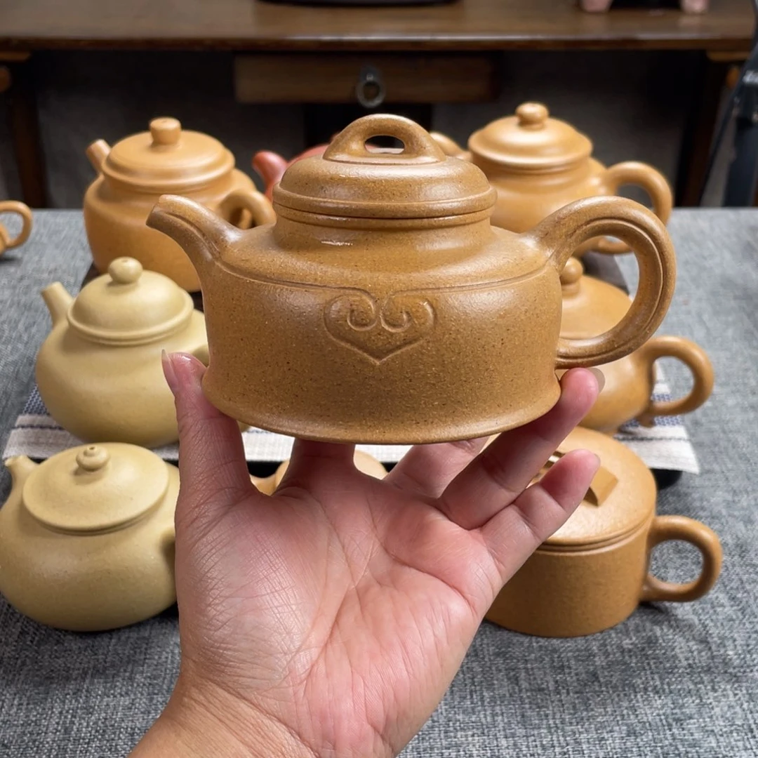 茶壶紫砂黄金段如意德钟全手30目240