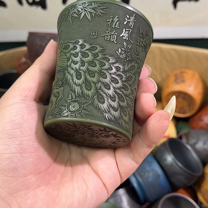 茶杯紫砂全手工紫砂主人杯