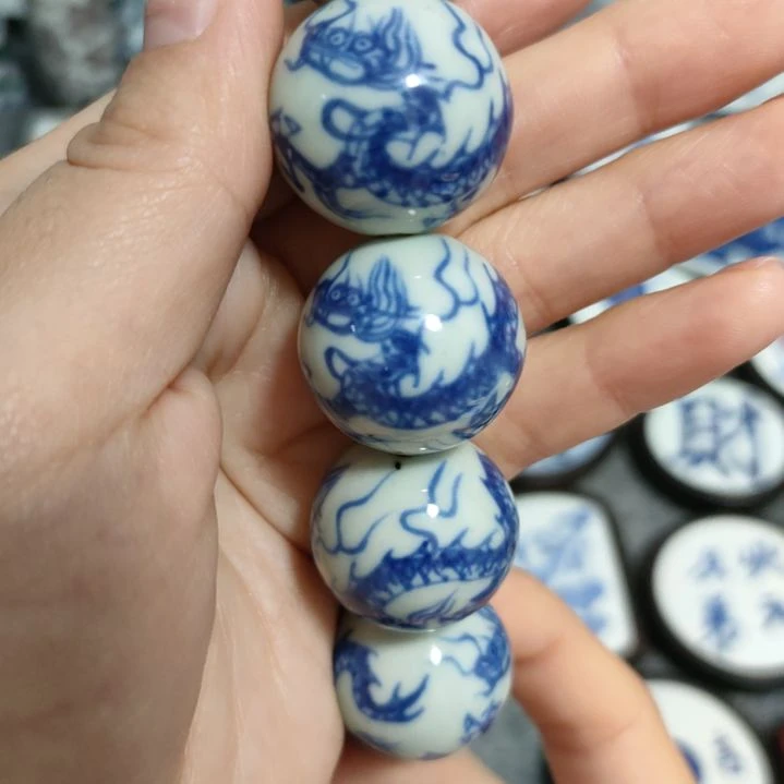 瓷片永****8青花龙珠2.0有12个