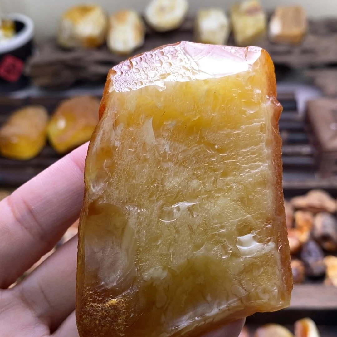 【闪购商品】定制琥珀天然蜜蜡俄料可做四六牌
