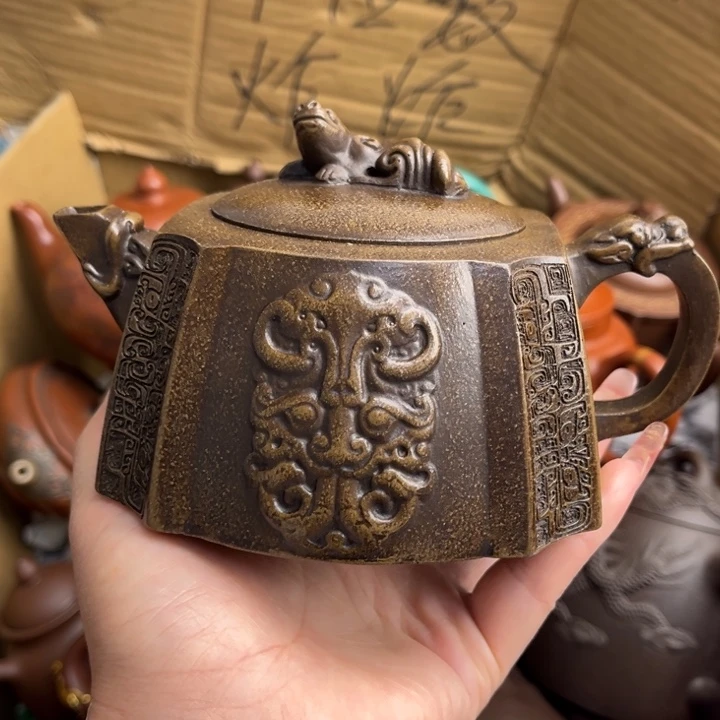 茶壶段泥紫砂壶等艺术