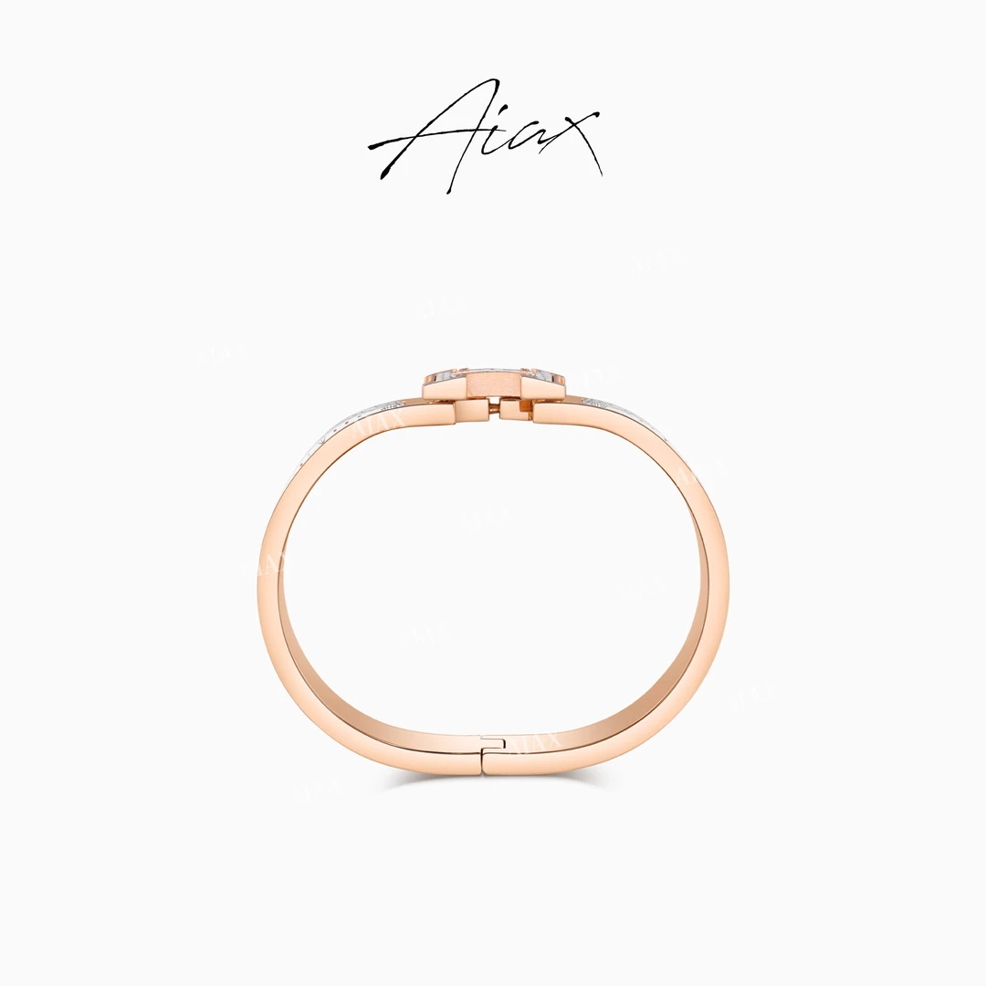 AIAX  镀K金【2025春节】韩版经典百搭个性气质手镯TSS7391