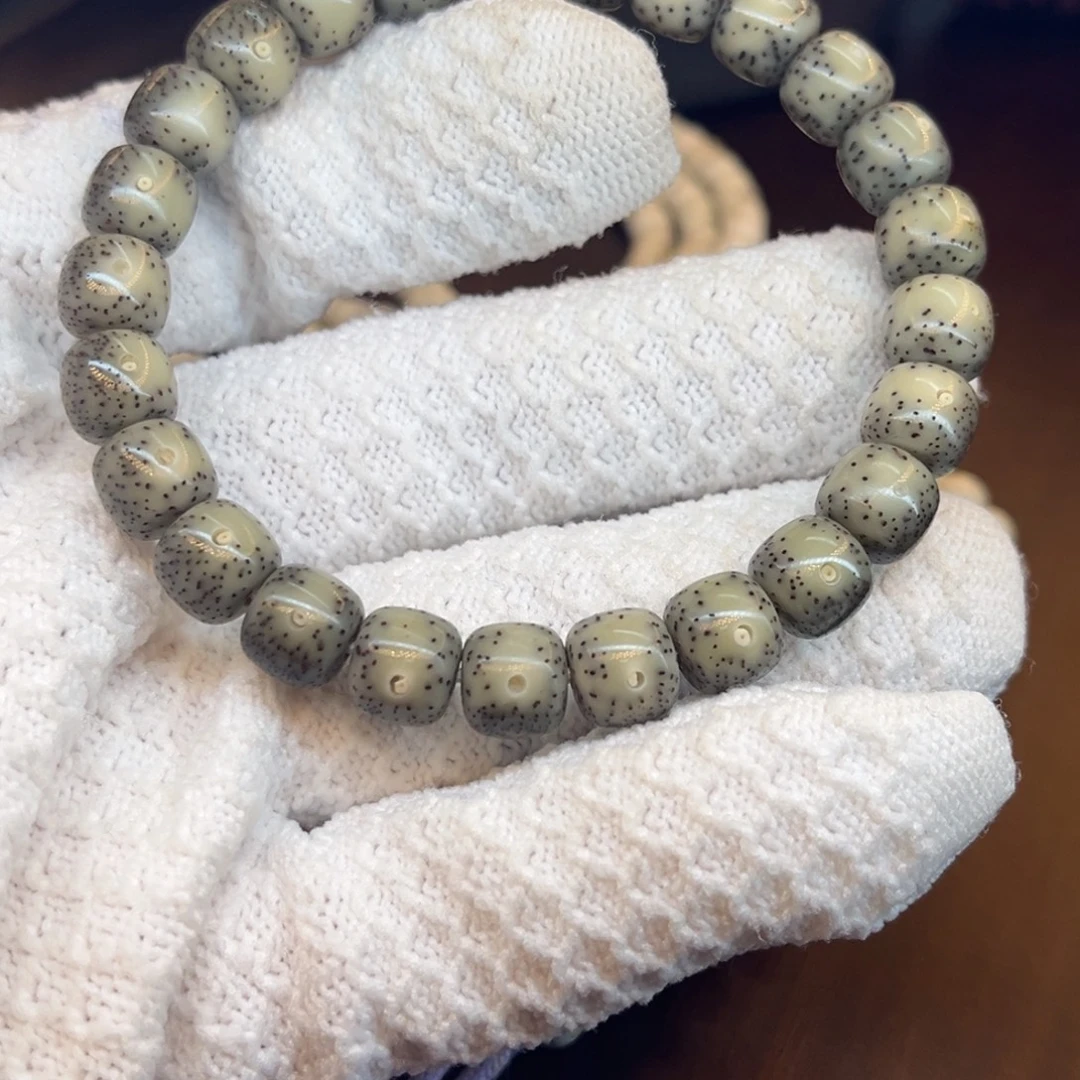 带***界手串星月菩提9老型月朗星稀玉化绿冰糖润料性价比