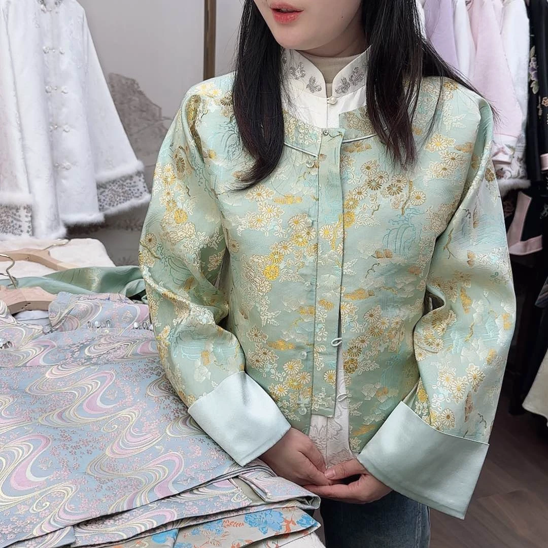 刺绣小*菜真丝真丝真丝