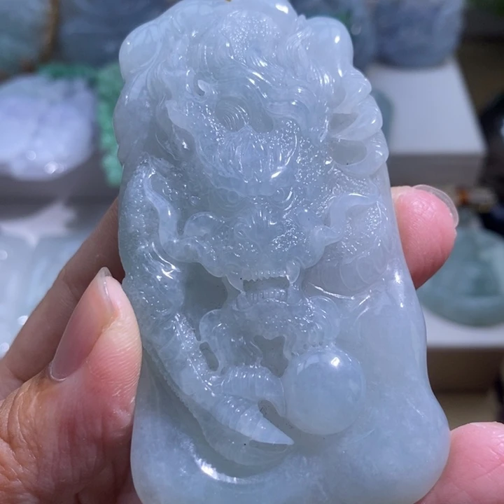 【闪购商品】颈饰未镶嵌翡翠龙牌