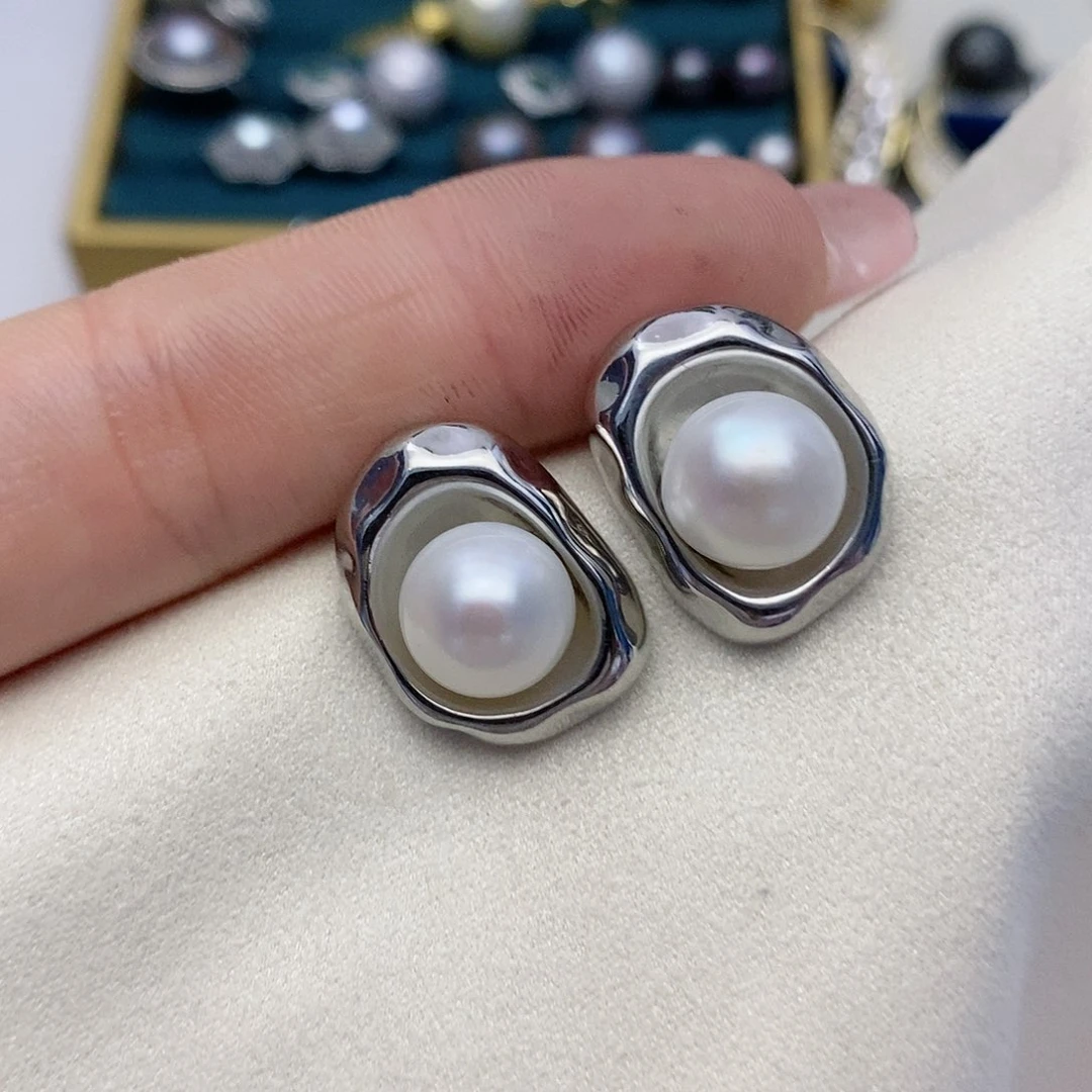 【闪购商品】淡水珍珠耳饰合金60