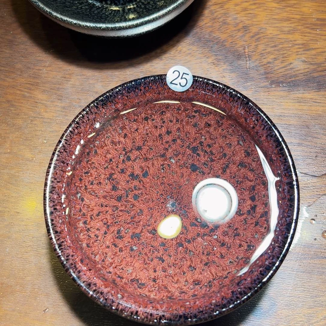 盖碗25气孔谢林灿老师行知建盏茶器