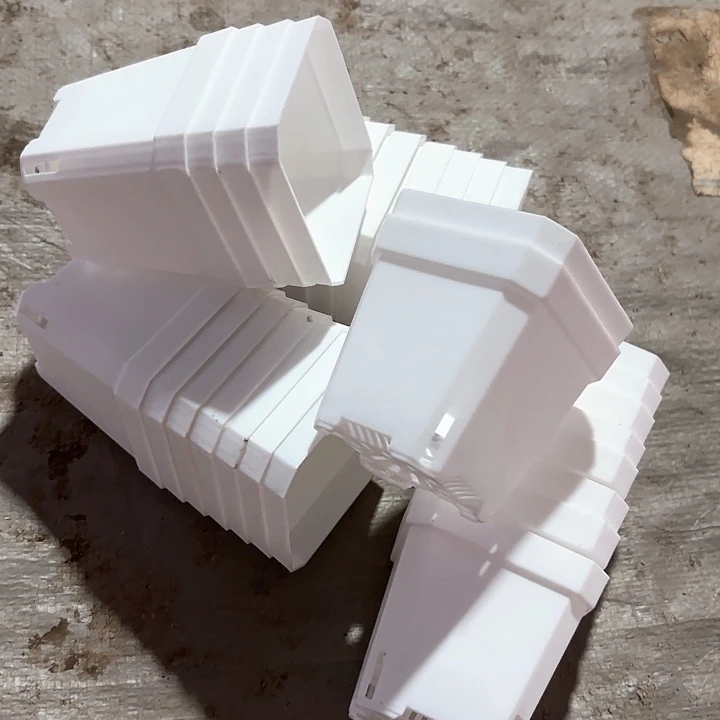 7公分白方盆150个