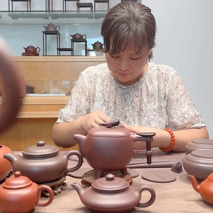 茶壶紫砂全手工制作黄龙山原矿
