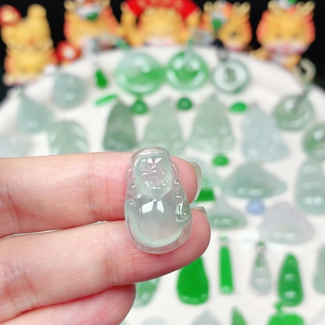 颈饰未镶嵌翡翠缅甸天然A货翡翠
