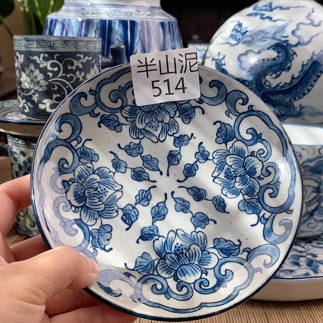 手工手绘青花陶瓷