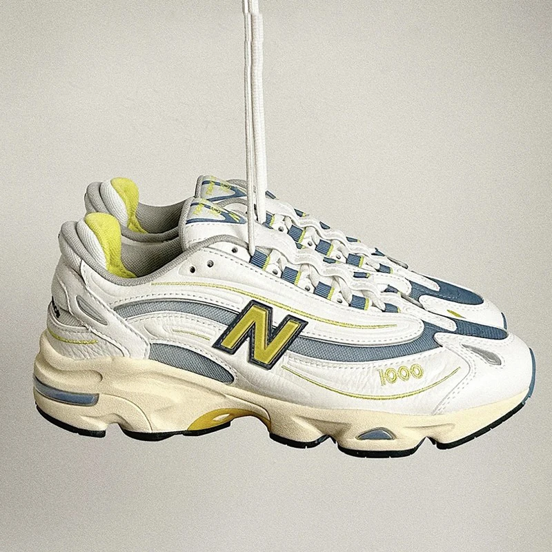 活动 New Balance NB 1000 白蓝 低帮休闲运动跑步鞋 M1000CA