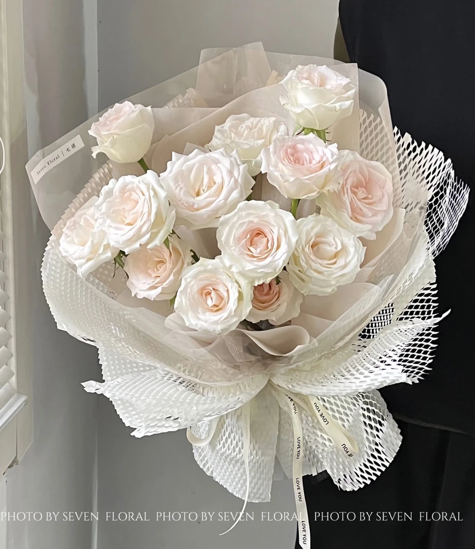 小白兔单头玫瑰  云南基地直发