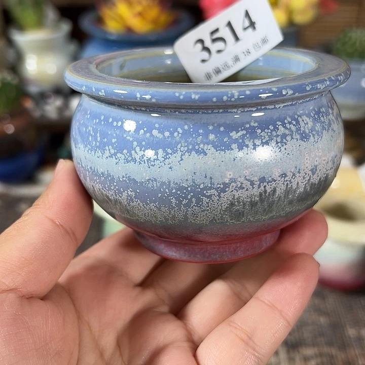 口6 手工花盆满30包邮