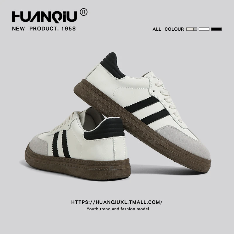 环球德训鞋情侣款夏季百搭时尚小众休闲运动复古板鞋男鞋女鞋男生