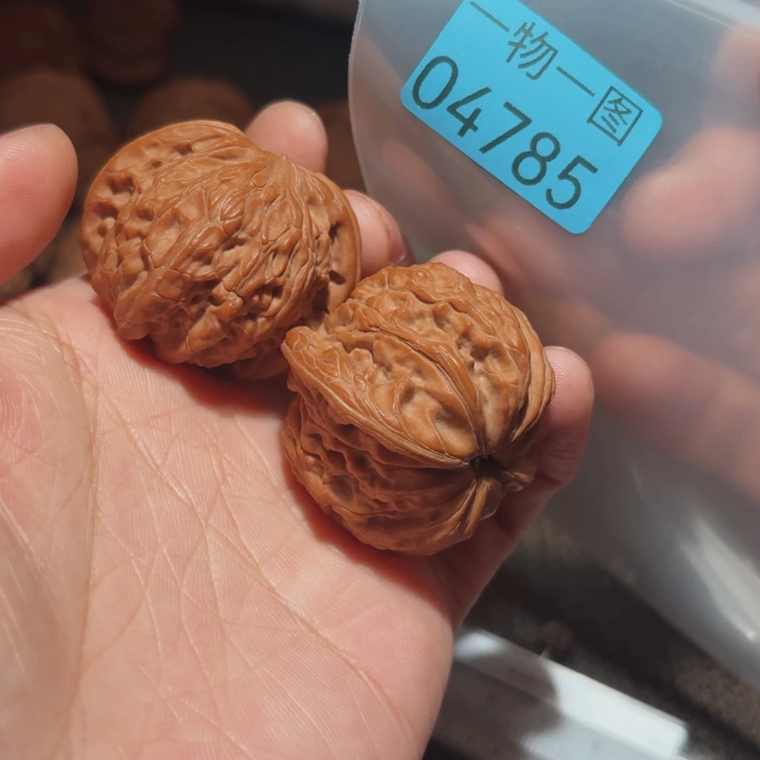 文玩核桃把件磨盘