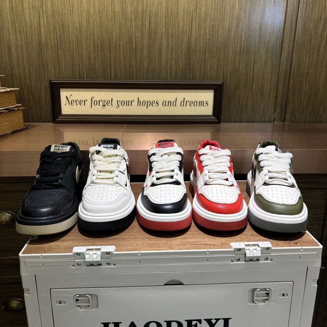 【皮鞋码】583秋冬新款舒潮流皮面系带时尚休闲男鞋