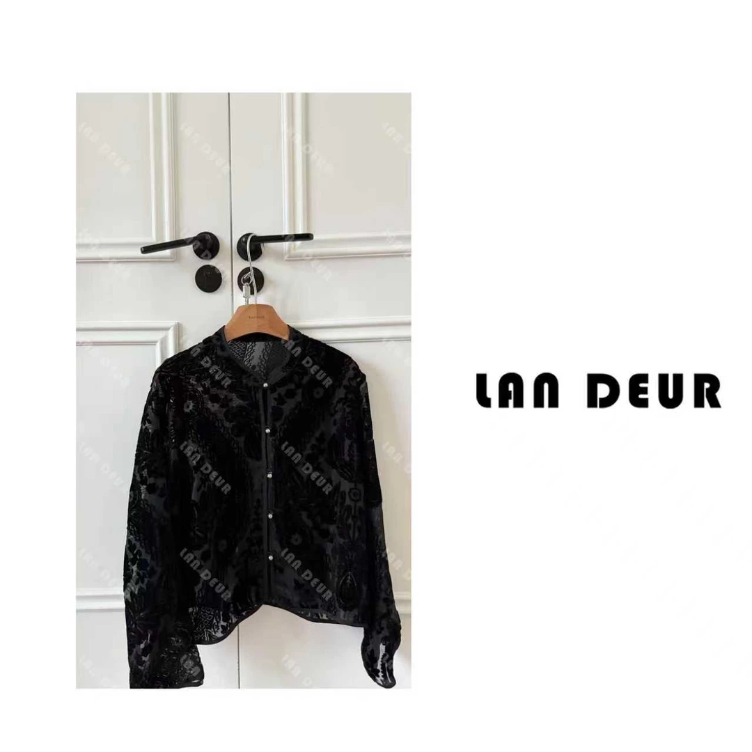 【悠闲岁月】国风气质短款开衫轻奢时尚小众轻中式外套衬衫女上衣