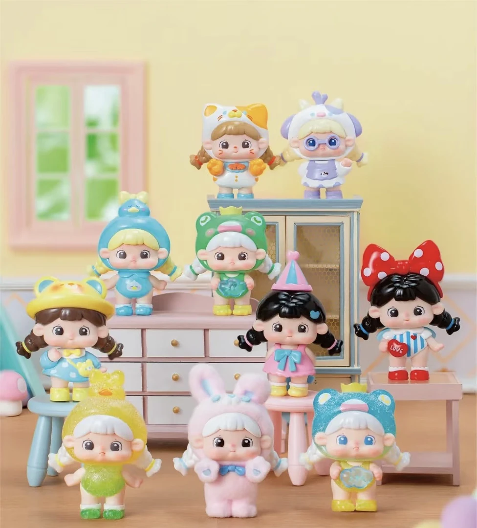 【拆盒】踩后3位目及岛MJD-糖糖10颗糖mini盲盒系列萌粒盲盒