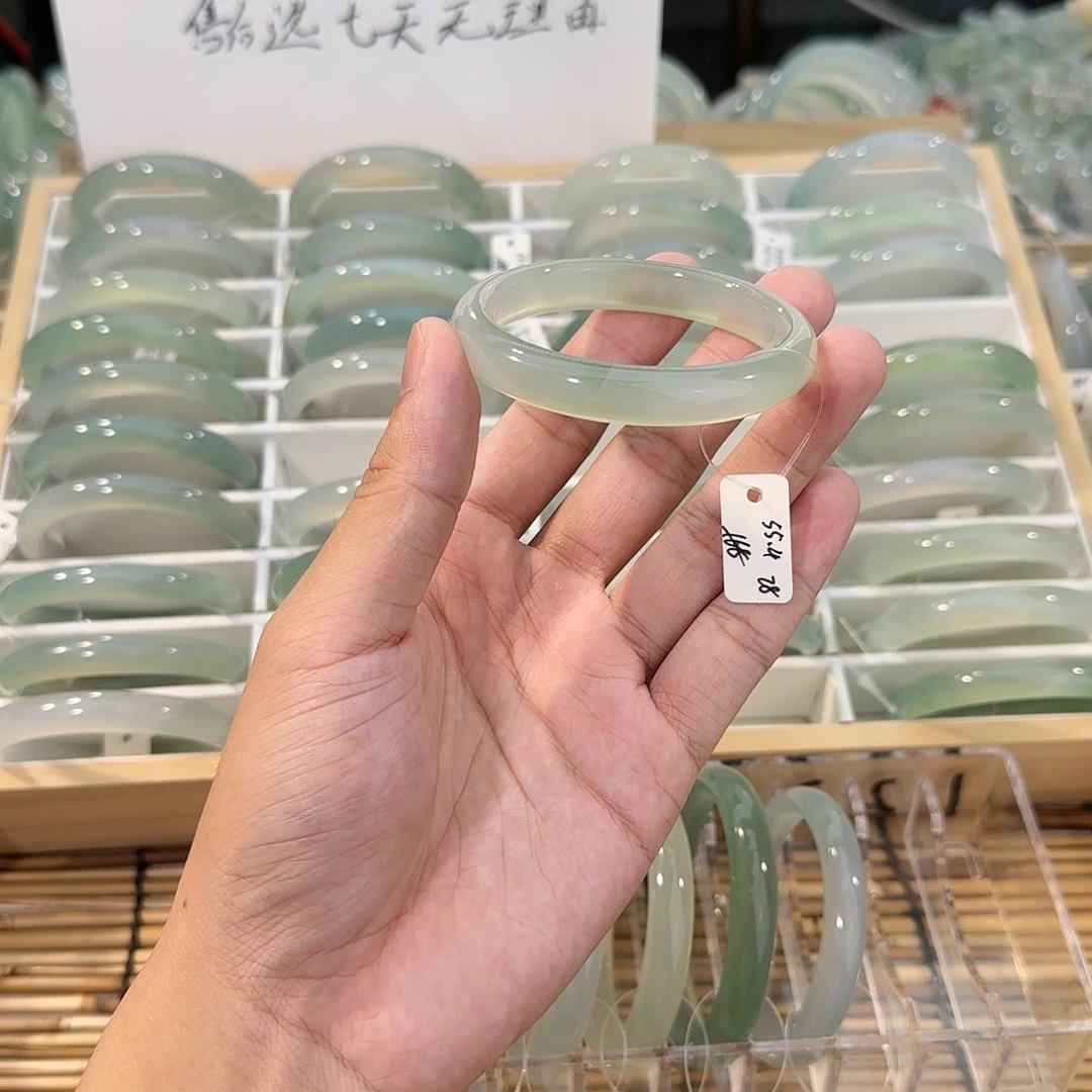 手镯玛瑙/玉髓未镶嵌圈口55.4