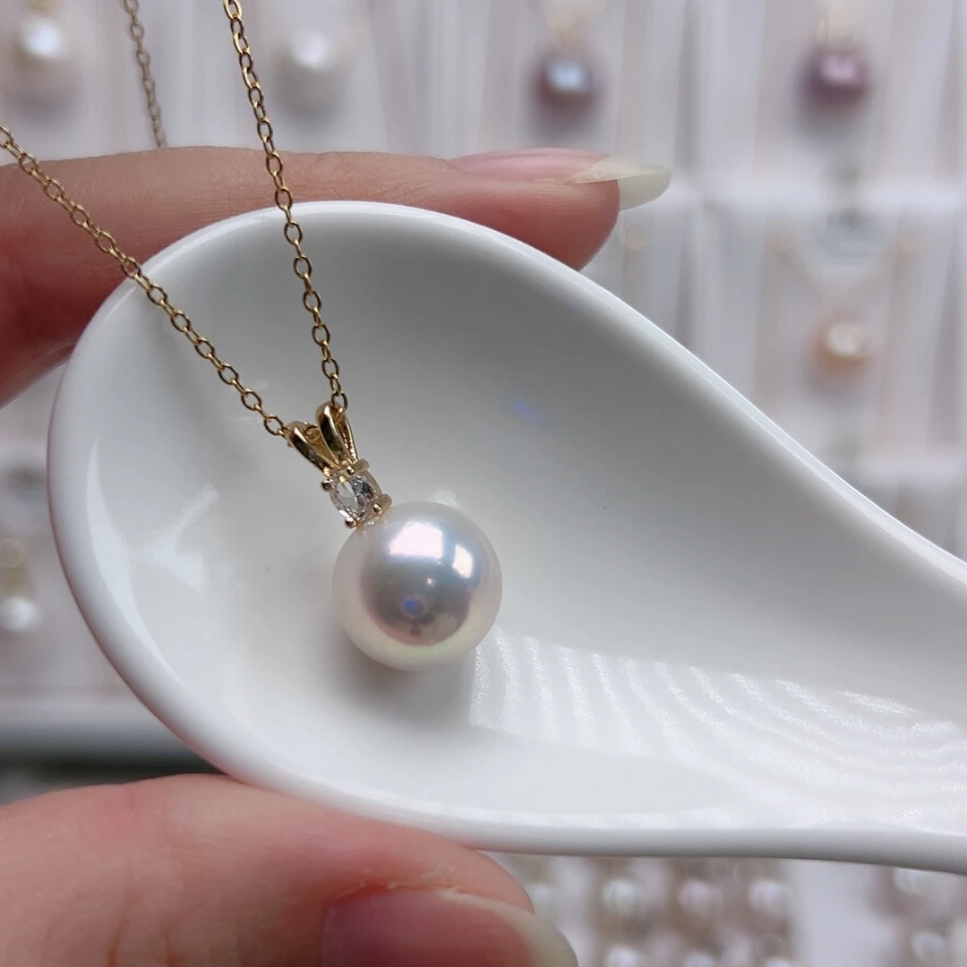未镶嵌淡水珍珠吊坠(赠链)