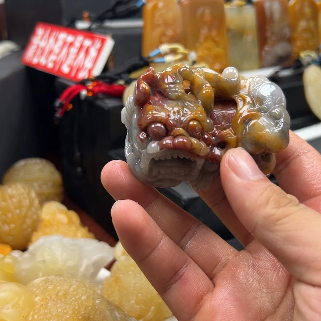 石英质玉（黄龙玉）未镶嵌多样性发货，发其一