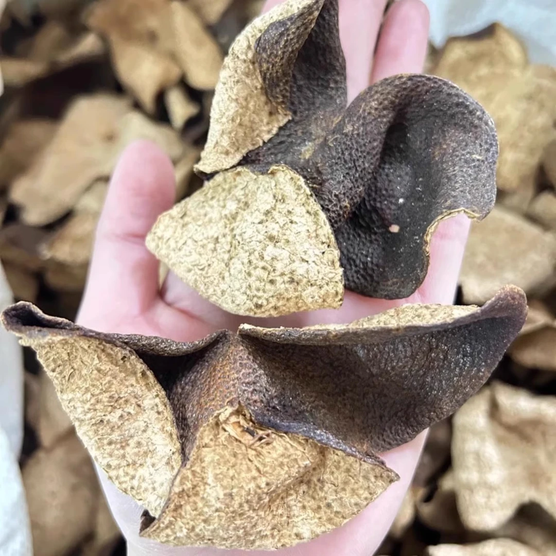 《新会2016年东甲二红皮》药香薄荷香老陈皮自然生晒干仓存放