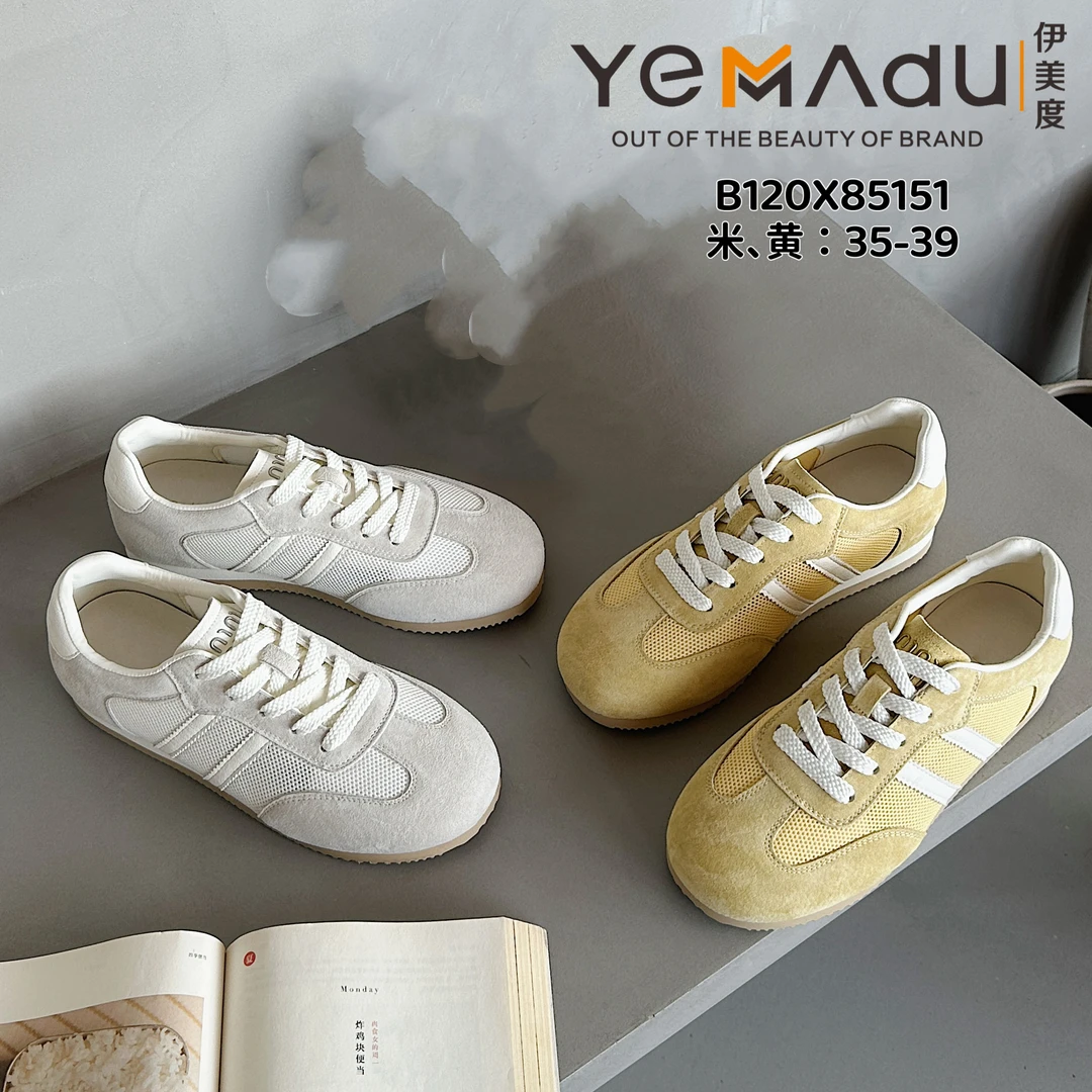 德训鞋女2025夏季韩版百搭网面透气防滑低帮软底休闲鞋85151爆款