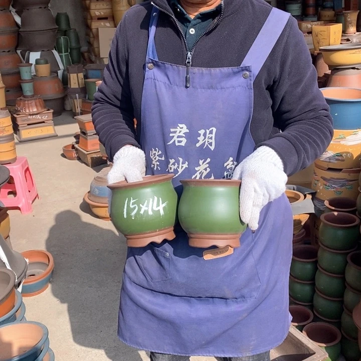 紫砂花盆紫砂花盆