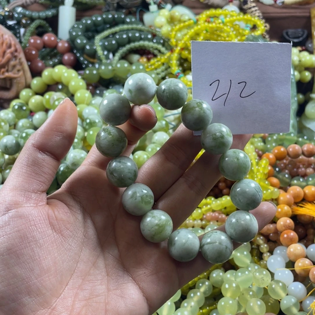 *****未镶嵌蛇纹石玉手串