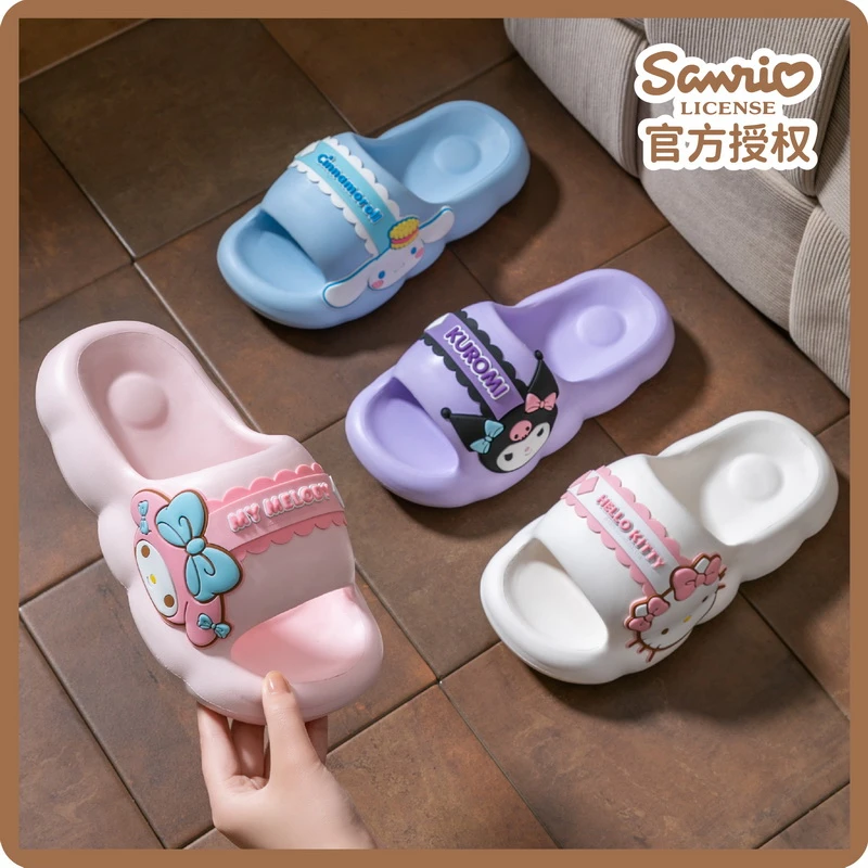 三丽鸥美乐蒂儿童拖鞋女宝2025夏季新款家居室内防滑女童凉拖