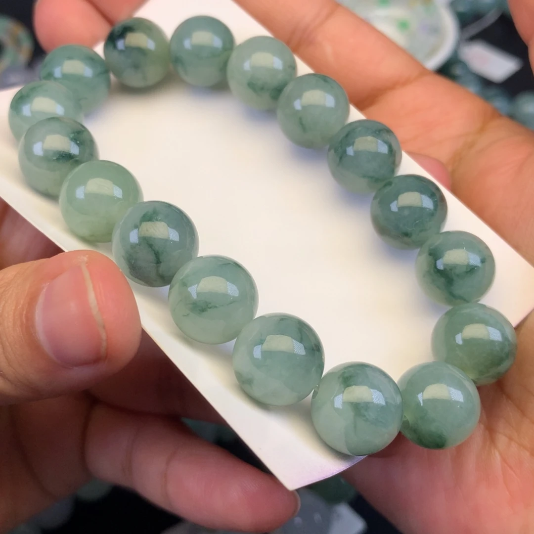 翡翠未镶嵌颈饰天然缅甸翡翠A货卡12.1