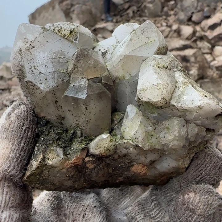 昌化石印石蓝*原石矿