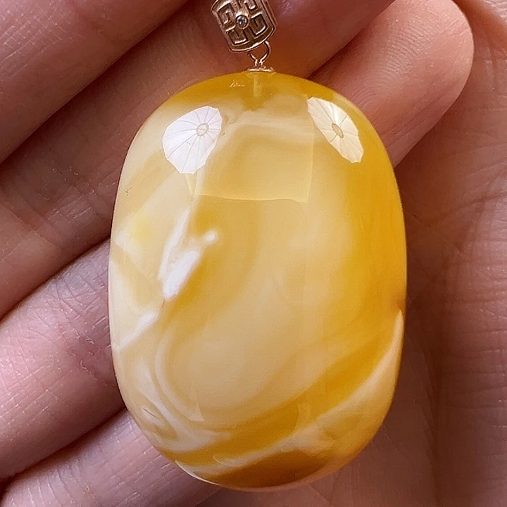 蜜蜡颈饰未镶嵌蜜蜡